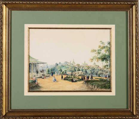 Дмитриев Фёдор Дмитриевич. Вид города Владимира с Большого Бульвара 